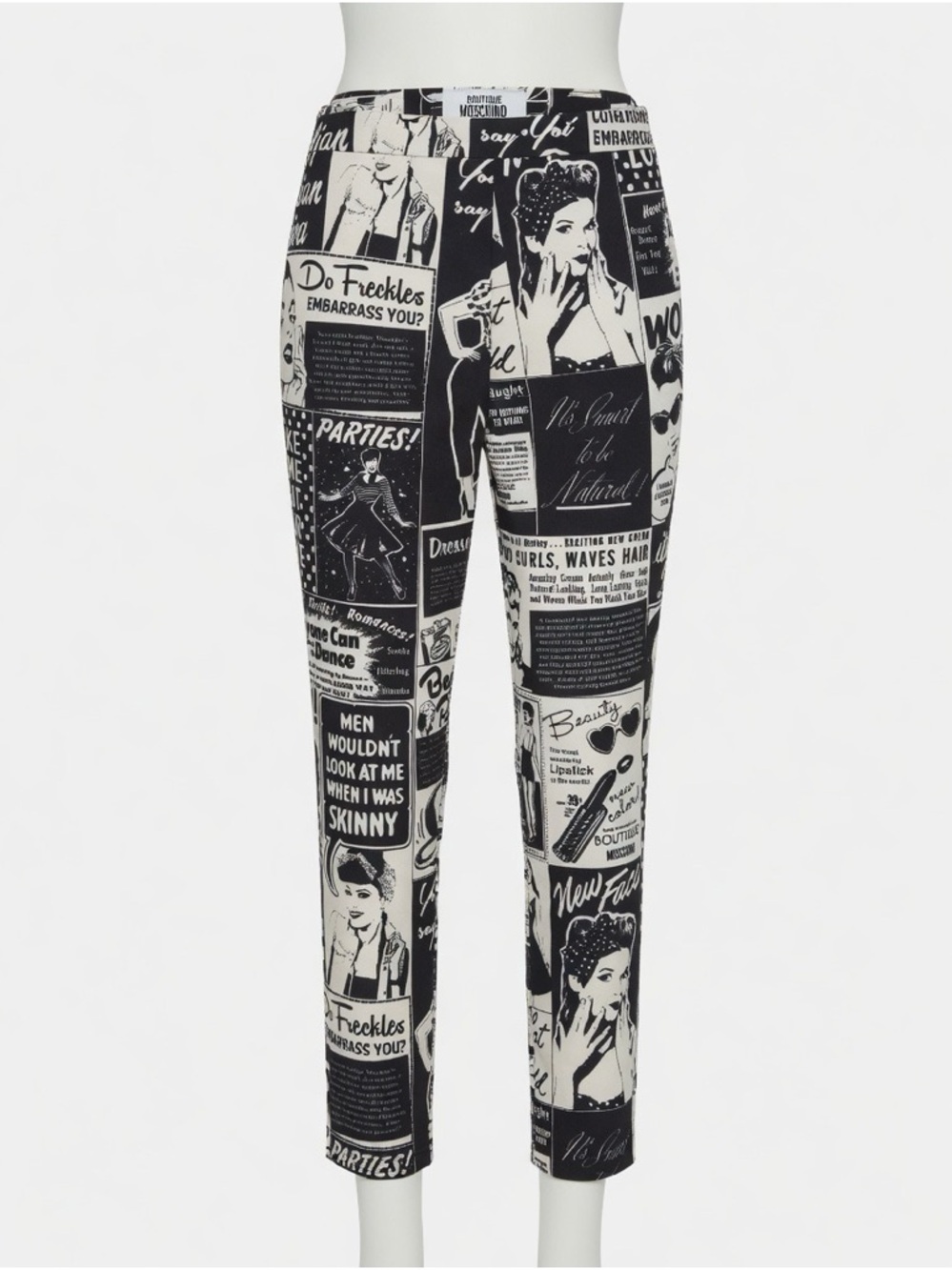 SOLD Boutique Moschino Newspaper Pants